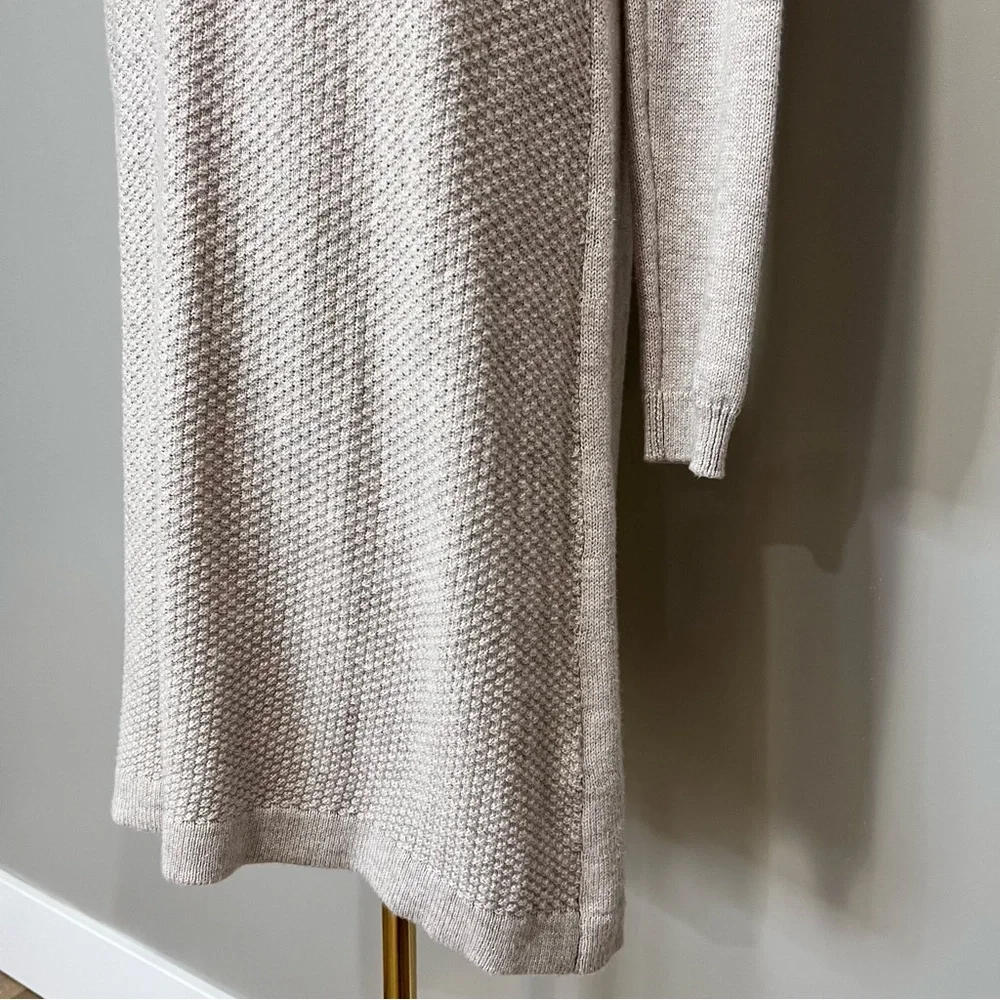 The White Company Wool Cotton Blend V Neck Sweater Dress Size S - Picture 3 of 8